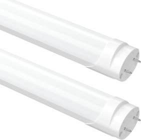 LED Bulbs 4 Foot Type A+B for Fluorescent Light Bulb 48 Inch T10 T12 Tube Replacement, 24W 3200 LM 5000K Daylight, Double or Single End Powered
